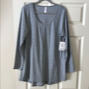 Lularoe Gray Long Sleeve Top